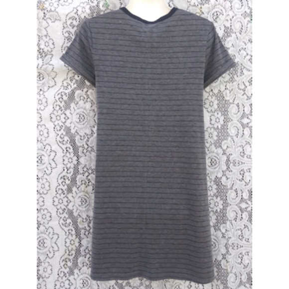 Pretty Grey & Black Dress Size S - Picture 5 of 10